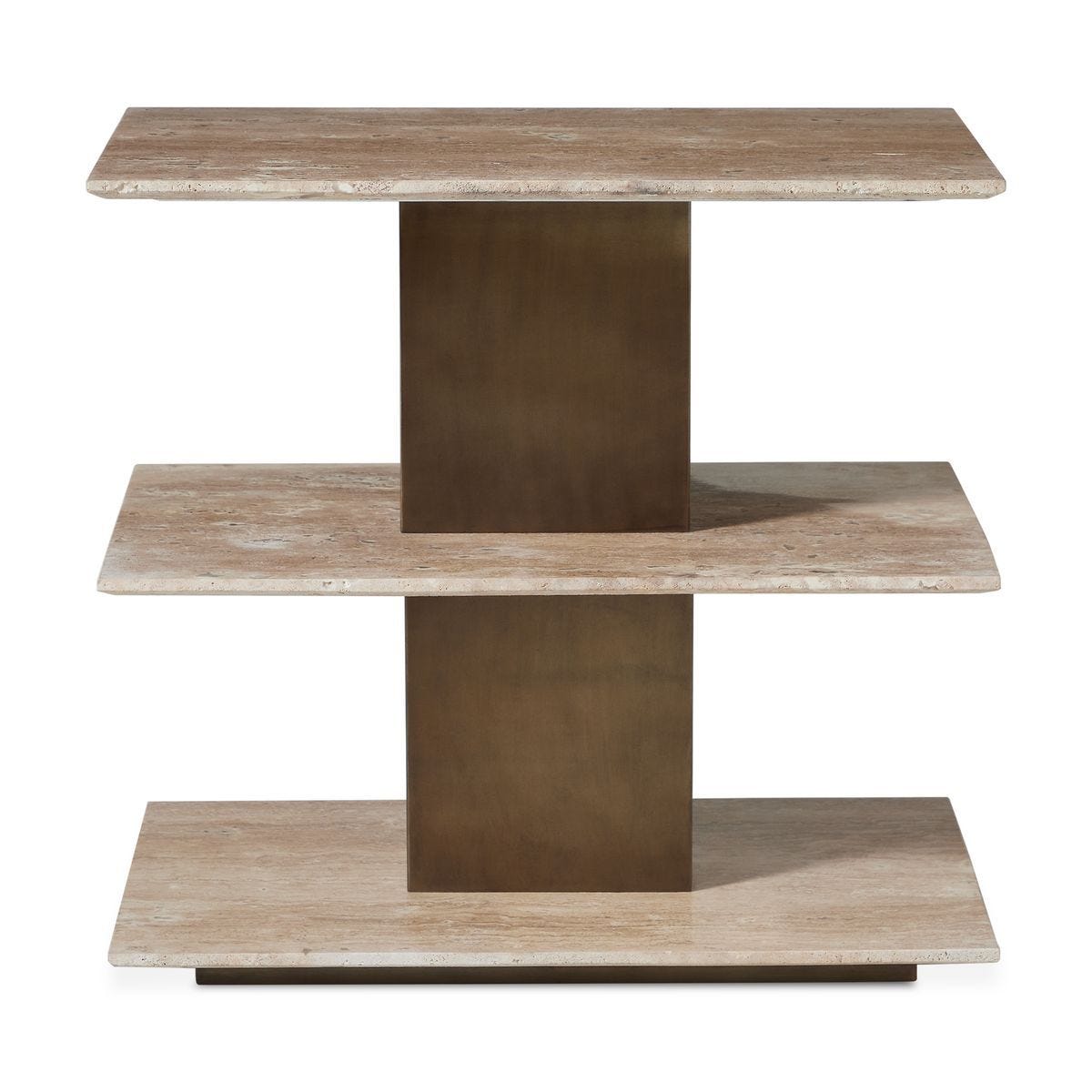 Travertini Accent Table - chic accent table for contemporary home interiors | Image 1 | InSTYLE Home & Rugs