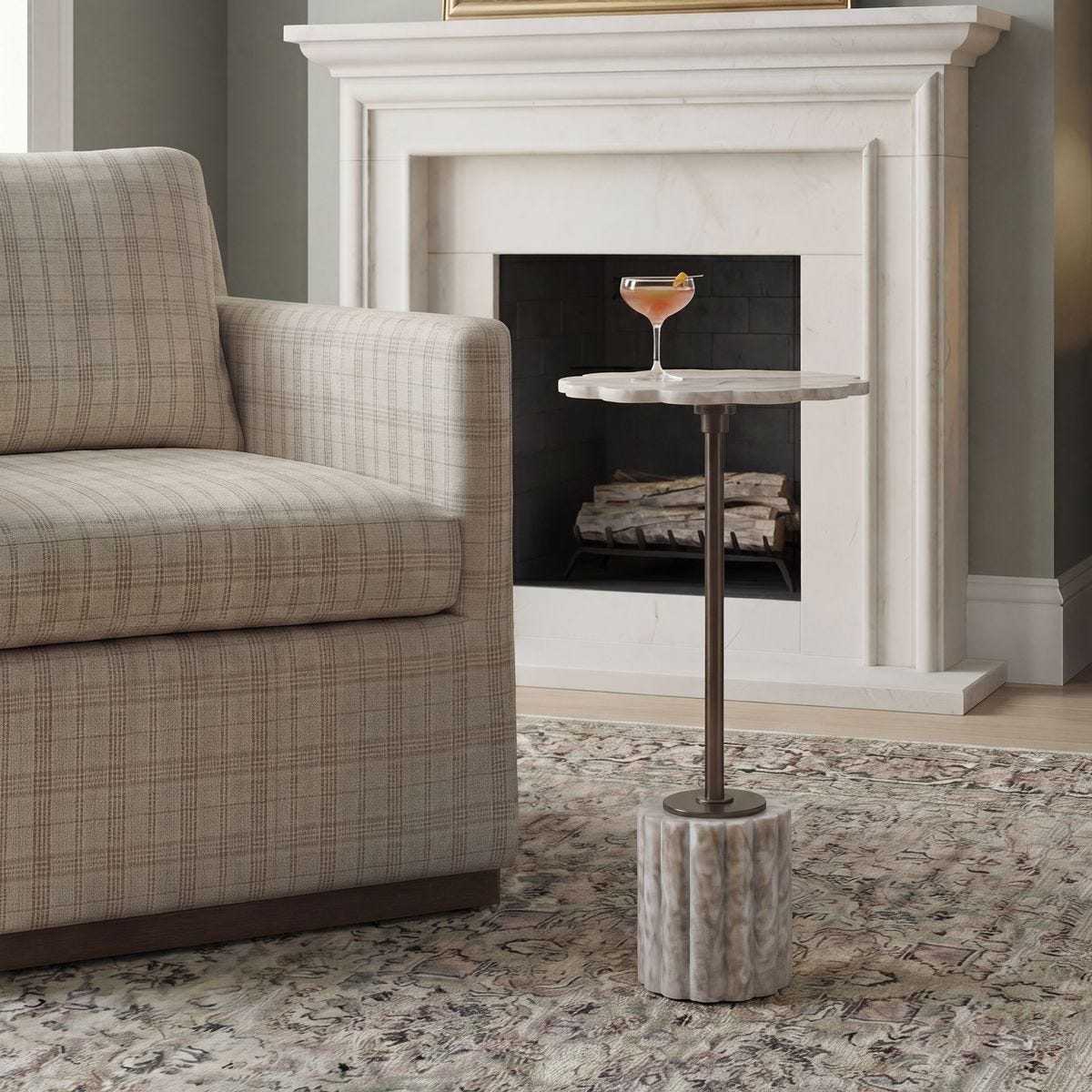 Lana Drink Table - sleek design for modern homes | Image 1 | InSTYLE Home & Rugs