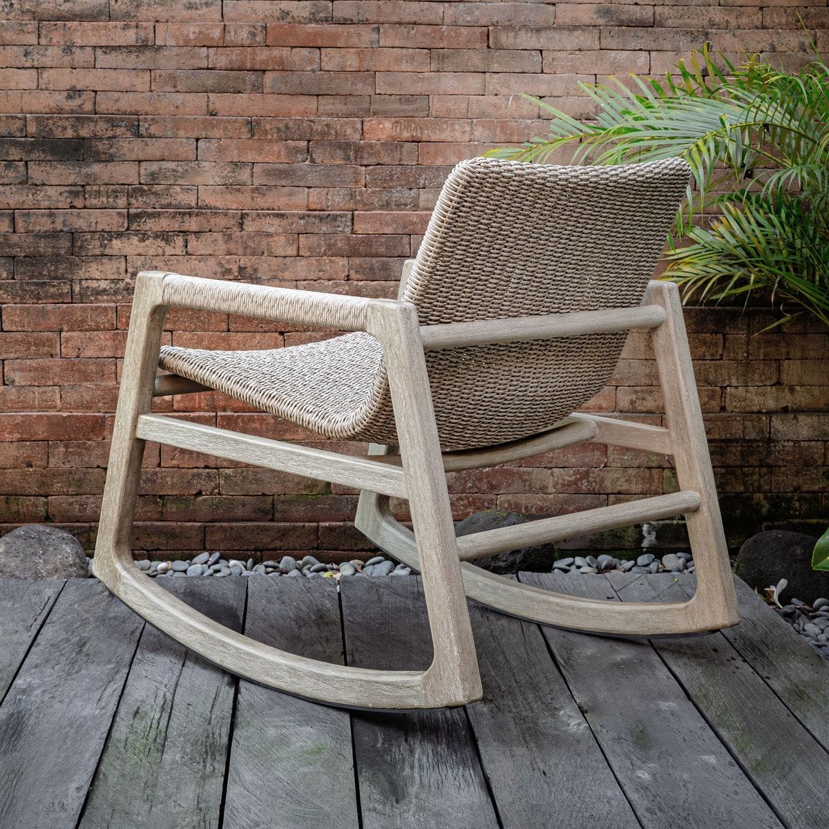 Sumba Outdoor Rocking Chair - durable construction for long-lasting use | Image 5 | InSTYLE Home & Rugs
