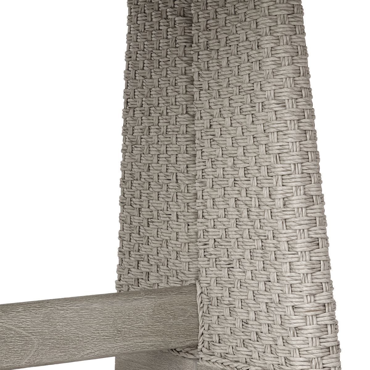 Harbor Herringbone Indoor-Outdoor Dining Table, 2 CARTONS - perfect for family meals | Image 7 | InSTYLE Home & Rugs
