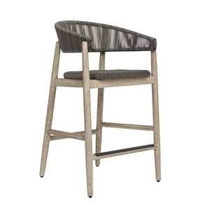 Dermott Outdoor Counter Stool - ergonomic design for comfort | Image 3 | InSTYLE Home & Rugs