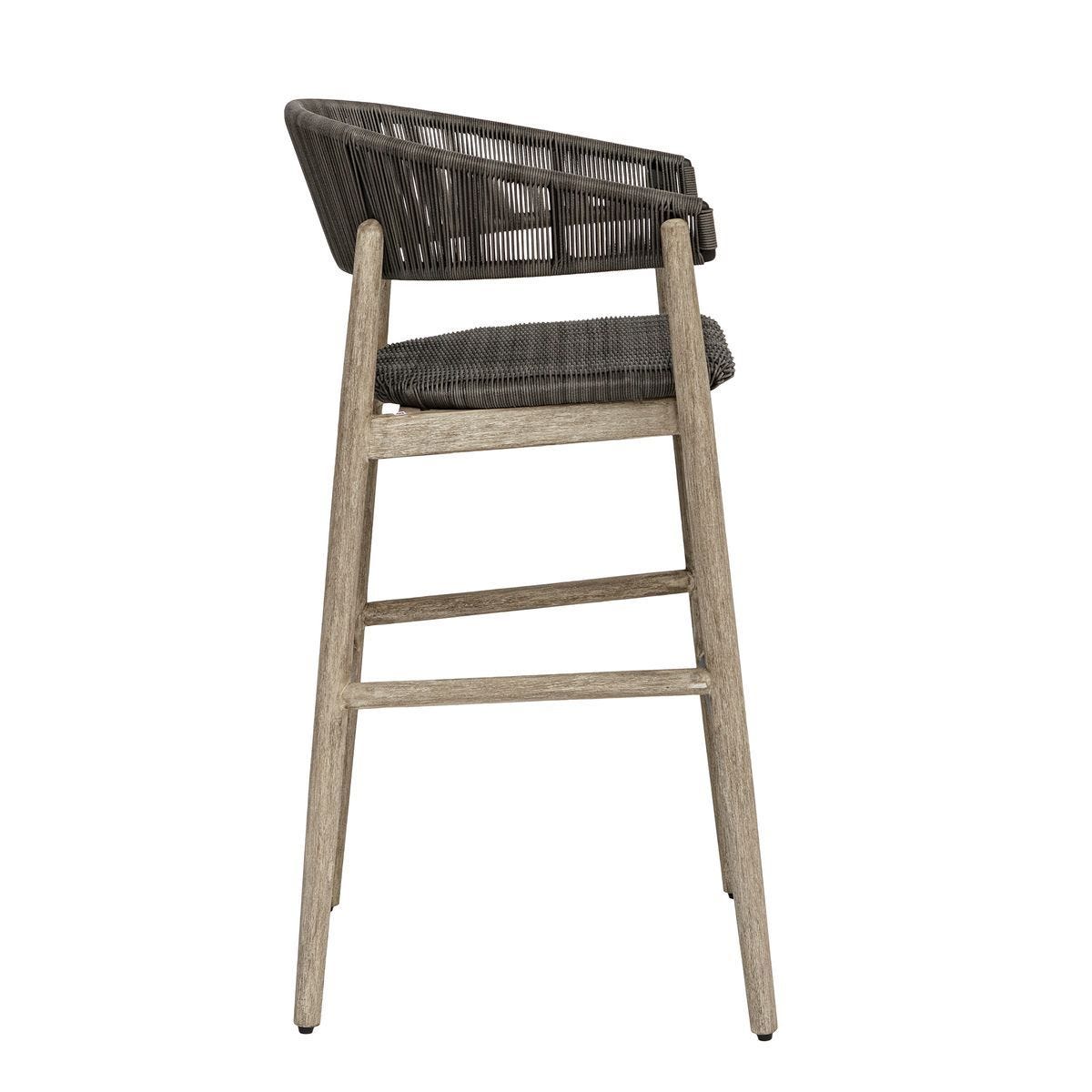 Dermott Outdoor Bar Stool - comfortable bar stool with ergonomic design for long-lasting use | Image 5 | InSTYLE Home & Rugs