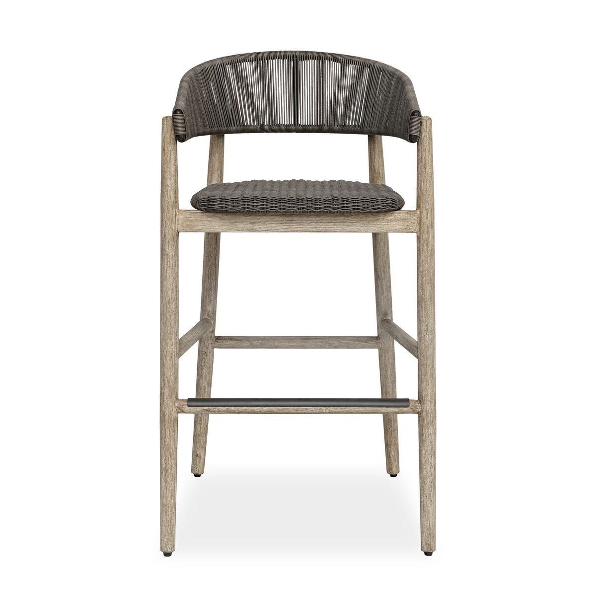 Dermott Outdoor Bar Stool - comfortable bar stool with ergonomic design for long-lasting use | Image 2 | InSTYLE Home & Rugs