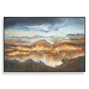 Valley Of Light Hand Painted Canvas - timeless artwork that brings character to any space | Image 2 | InSTYLE Home & Rugs