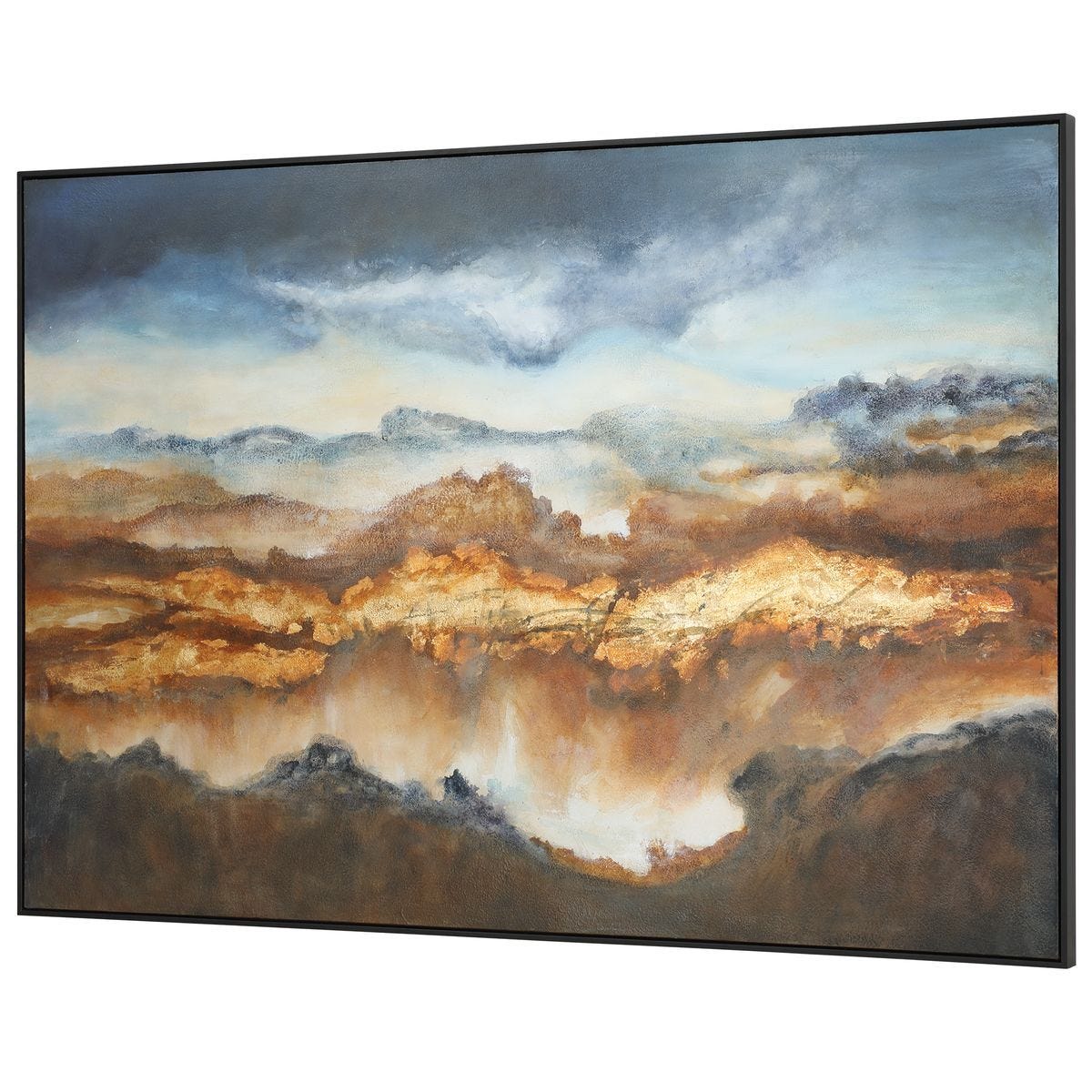 Valley Of Light Hand Painted Canvas - timeless artwork that brings character to any space | Image 3 | InSTYLE Home & Rugs