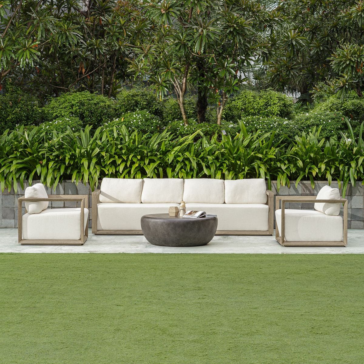 Remsen Outdoor Lounge Chair - comfortable chairs for relaxation | Image 7 | InSTYLE Home & Rugs