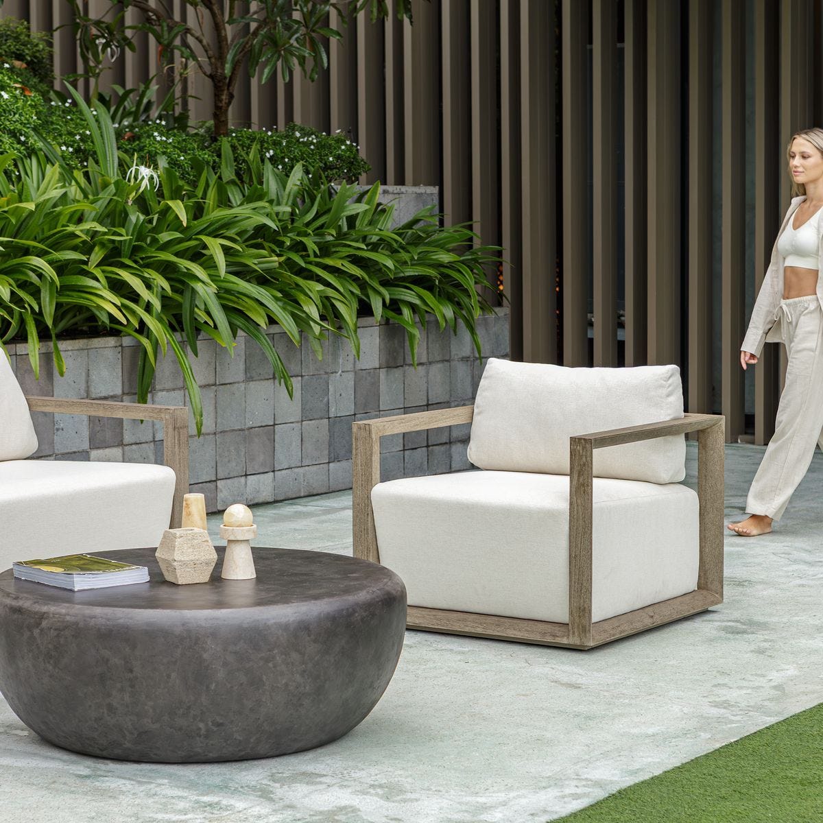 Remsen Outdoor Lounge Chair - comfortable chairs for relaxation | Image 4 | InSTYLE Home & Rugs