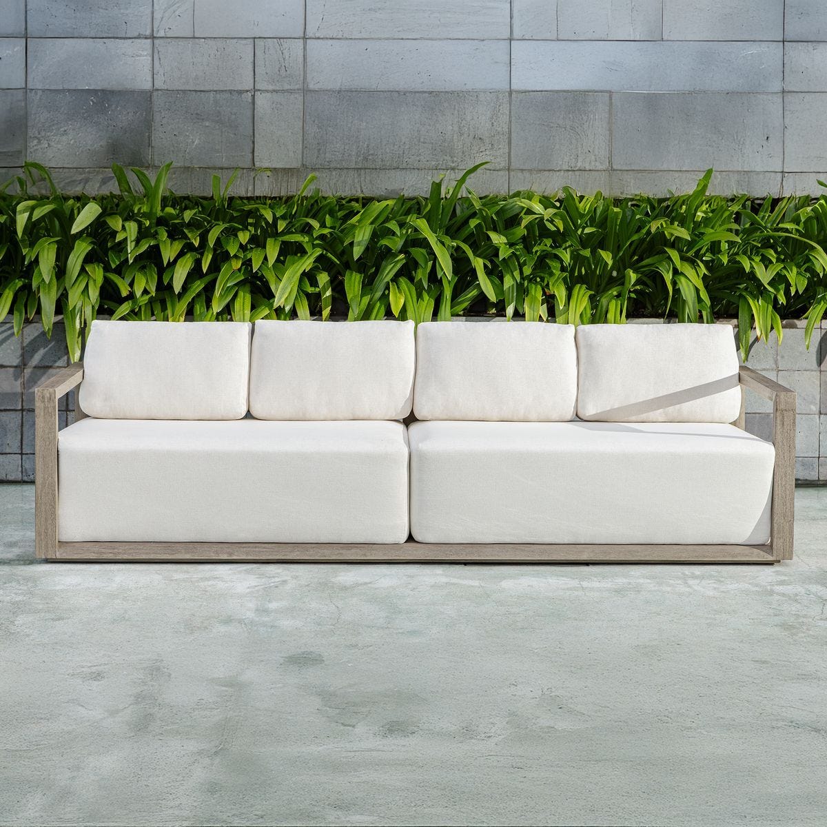 Remsen 4 Seater Outdoor Sofa - comfortable sofa for modern living | Image 5 | InSTYLE Home & Rugs
