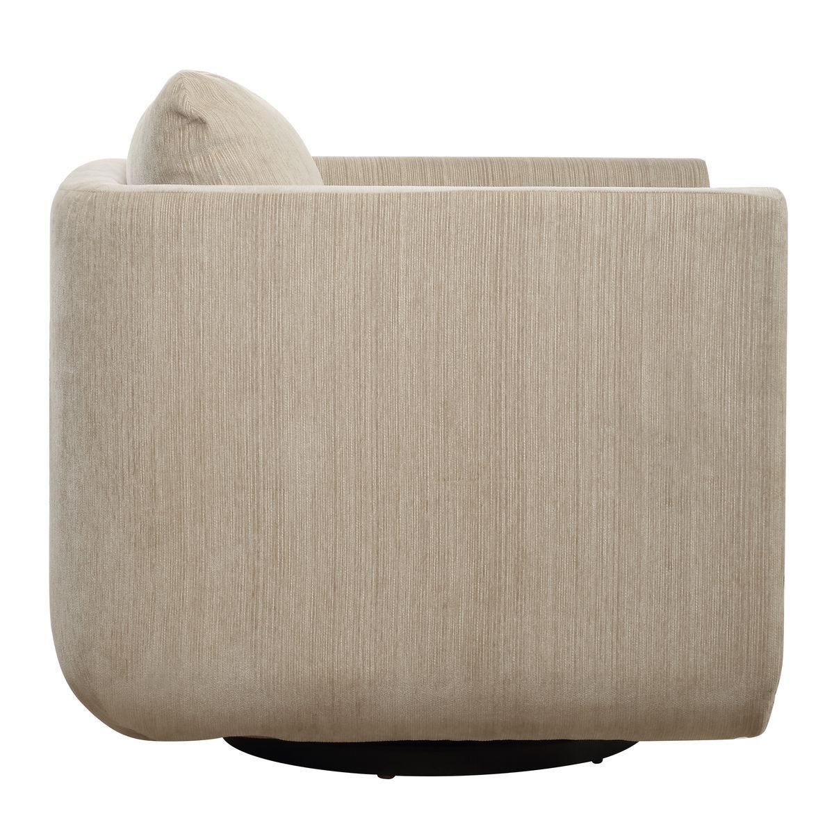 Abound Swivel Chair, Porcelain - comfortable seating for dining and office spaces | Image 5 | InSTYLE Home & Rugs