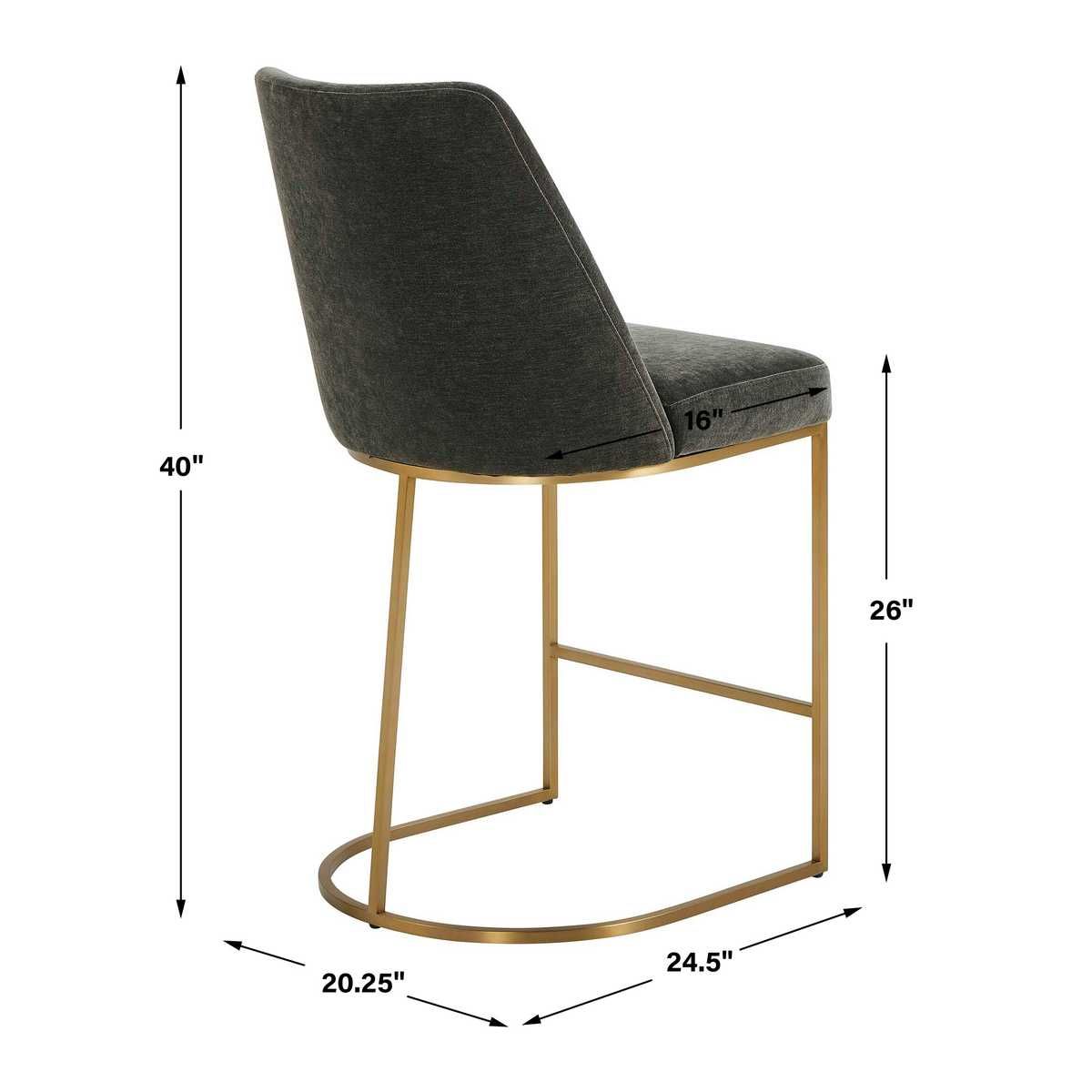 Hanni Counter Stool - perfect for modern counters | Image 8 | InSTYLE Home & Rugs