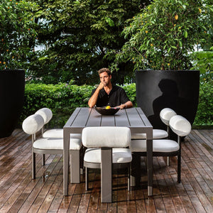 Bolster Back Outdoor Dining Chair - comfortable dining experience | Image 8 | InSTYLE Home & Rugs