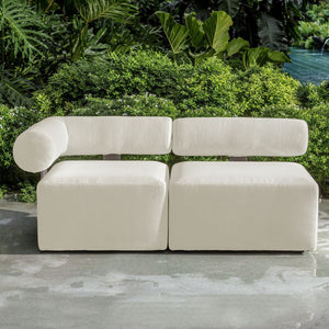 Bolster Back Outdoor Sofa, Armless - luxury sofa for any space | Image 9 | InSTYLE Home & Rugs