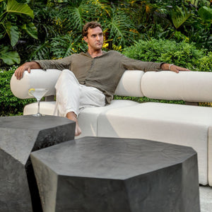 Bolster Back Outdoor Sofa, Armless - luxury sofa for any space | Image 8 | InSTYLE Home & Rugs