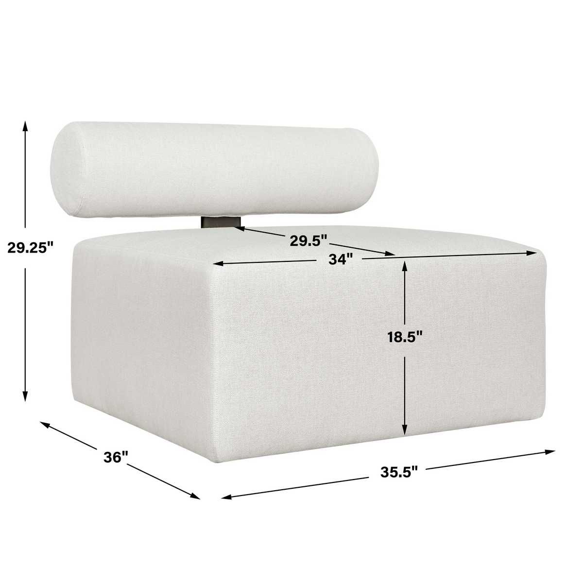 Bolster Back Outdoor Sofa, Armless - luxury sofa for any space | Image 18 | InSTYLE Home & Rugs