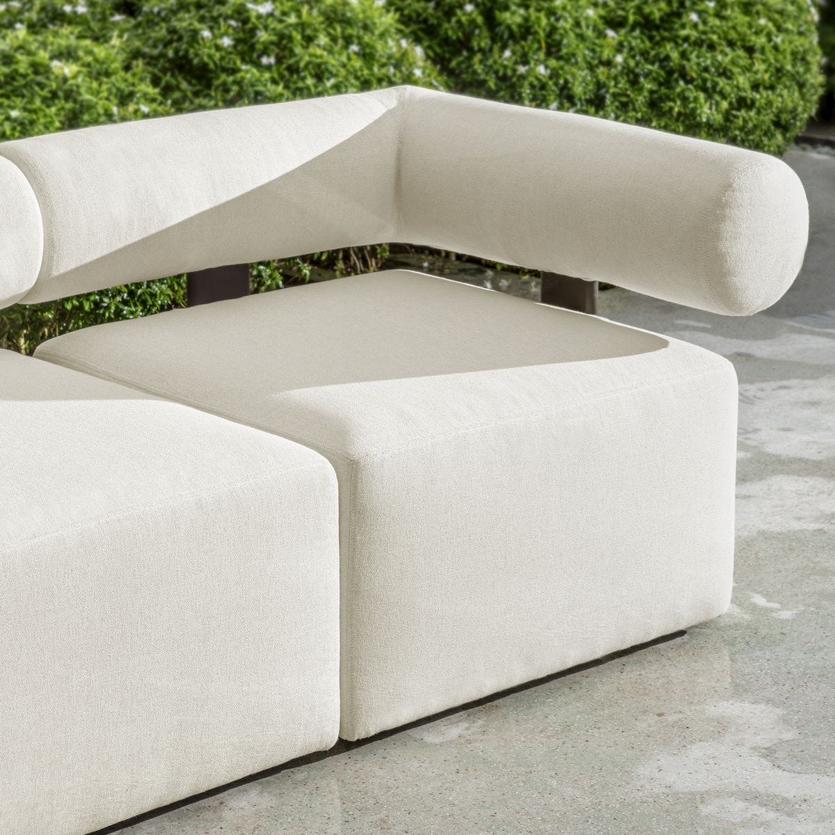 Bolster Back Outdoor Sofa, Corner - stylish seating for your home | Image 5 | InSTYLE Home & Rugs
