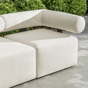 Bolster Back Outdoor Sofa, Corner - stylish seating for your home | Image 5 | InSTYLE Home & Rugs