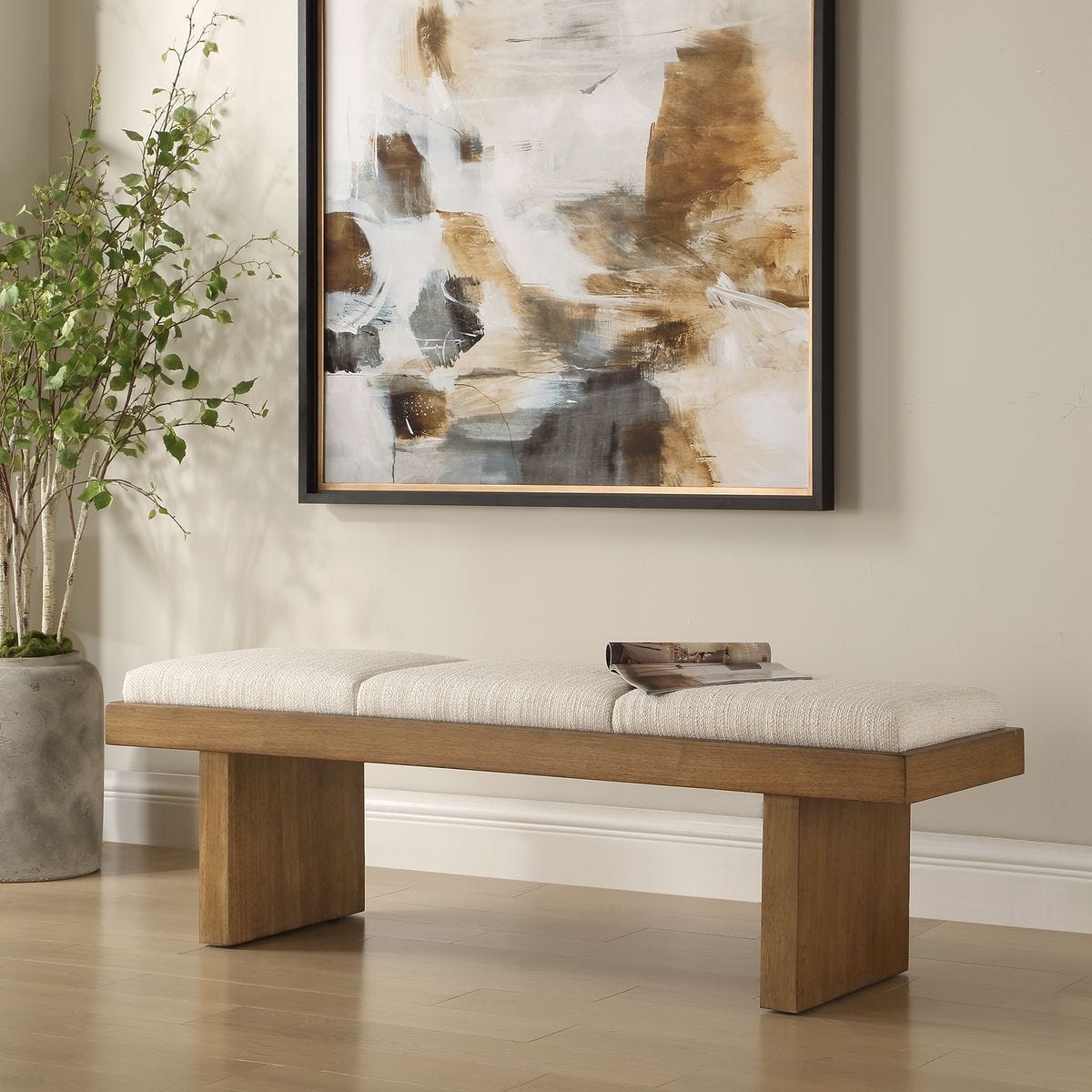Haden Bench - stylish bench for any space | Image 3 | InSTYLE Home & Rugs