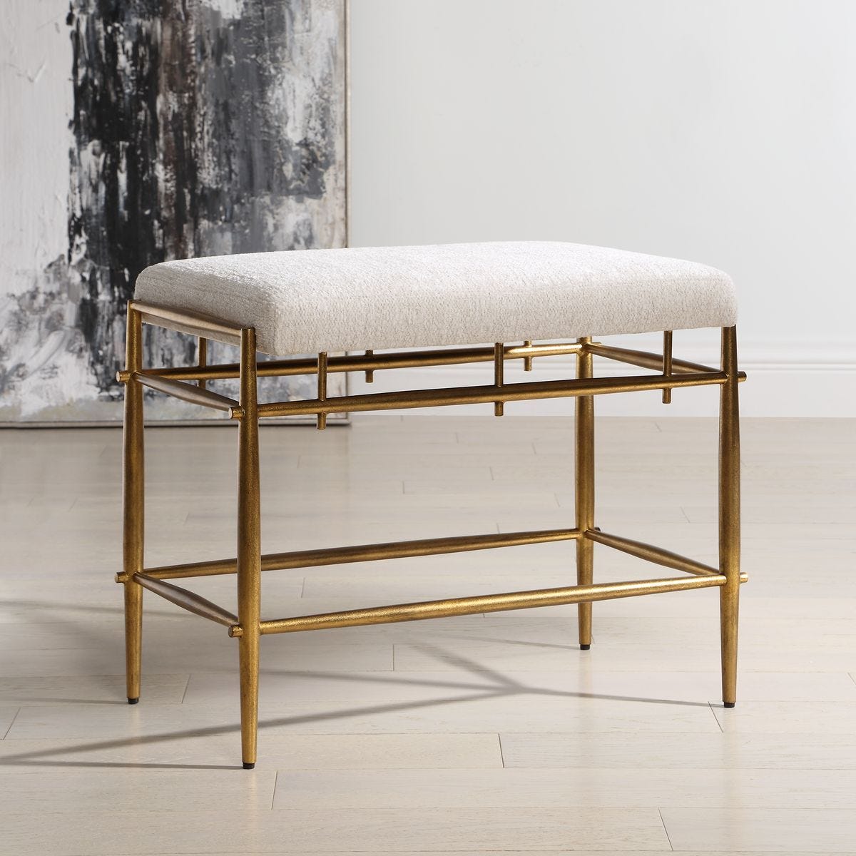 Karleen Small Bench - durable bench with modern style | Image 3 | InSTYLE Home & Rugs