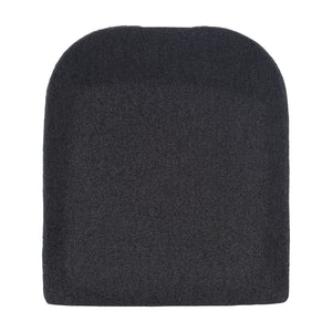 Bolster Back Outdoor Dining Chair, Charcoal - elegant seating for dining areas | Image 9 | InSTYLE Home & Rugs