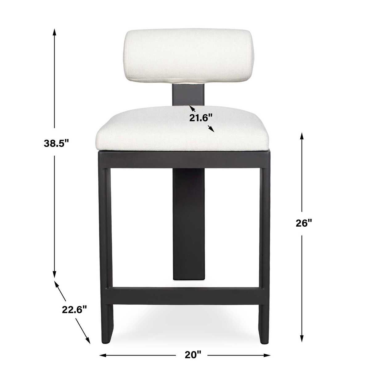 Bolster Back Outdoor Counter Stool - perfect for modern counters | Image 14 | InSTYLE Home & Rugs