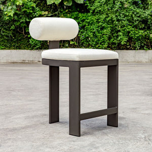 Bolster Back Outdoor Counter Stool - perfect for modern counters | Image 3 | InSTYLE Home & Rugs