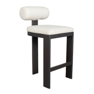 Bolster Back Outdoor Bar Stool - compact and stylish design | Image 2 | InSTYLE Home & Rugs