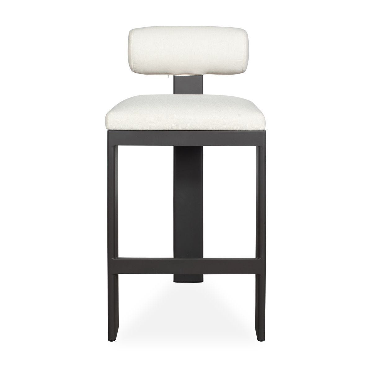 Bolster Back Outdoor Bar Stool - compact and stylish design | Image 1 | InSTYLE Home & Rugs
