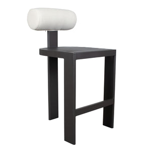 Bolster Back Outdoor Bar Stool - compact and stylish design | Image 6 | InSTYLE Home & Rugs