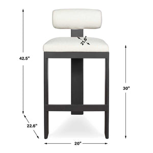 Bolster Back Outdoor Bar Stool - compact and stylish design | Image 10 | InSTYLE Home & Rugs