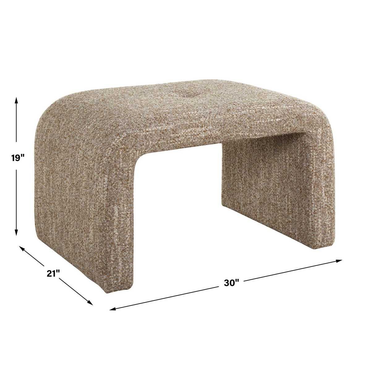 Leora Small Bench - durable bench with modern style | Image 7 | InSTYLE Home & Rugs
