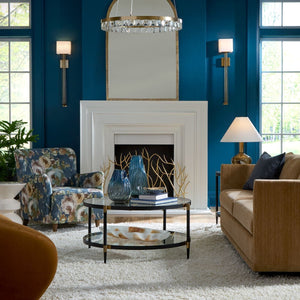 Lainey Armchair, Floral - upholstered armchair with padded comfort | Image 3 | InSTYLE Home & Rugs