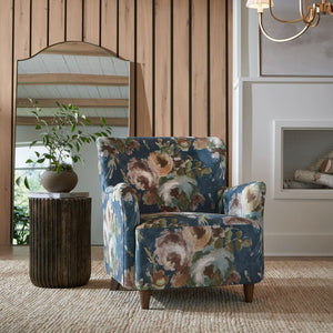 Lainey Armchair, Floral - upholstered armchair with padded comfort | Image 1 | InSTYLE Home & Rugs