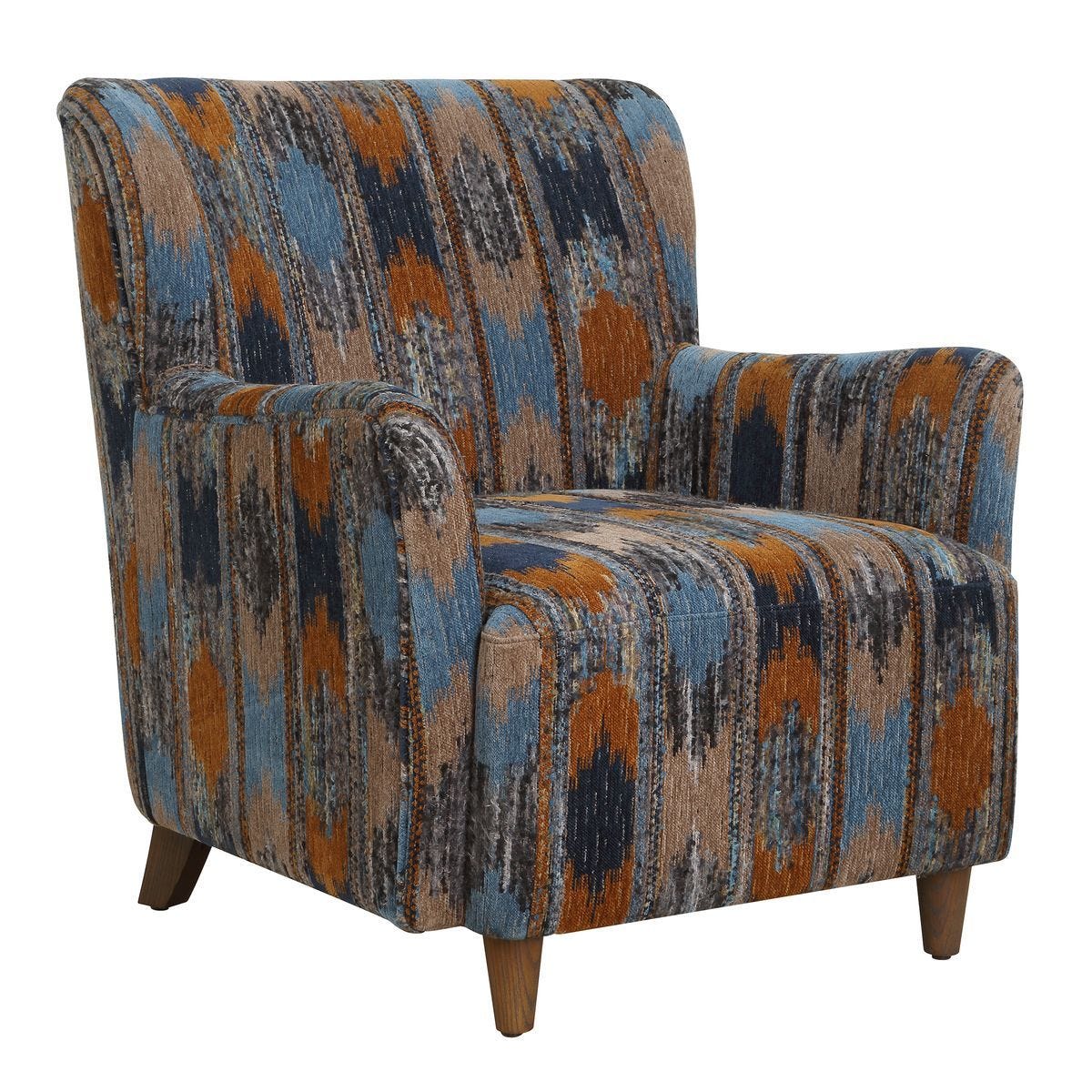 Lainey Armchair, Ikat - cozy armchair for reading and relaxation | Image 6 | InSTYLE Home & Rugs