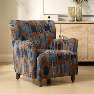 Lainey Armchair, Ikat - cozy armchair for reading and relaxation | Image 4 | InSTYLE Home & Rugs