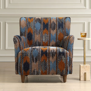 Lainey Armchair, Ikat - cozy armchair for reading and relaxation | Image 3 | InSTYLE Home & Rugs