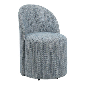 Roll With It Dining Chair, Denim - elegant seating for dining areas | Image 4 | InSTYLE Home & Rugs
