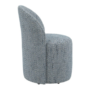 Roll With It Dining Chair, Denim - elegant seating for dining areas | Image 5 | InSTYLE Home & Rugs