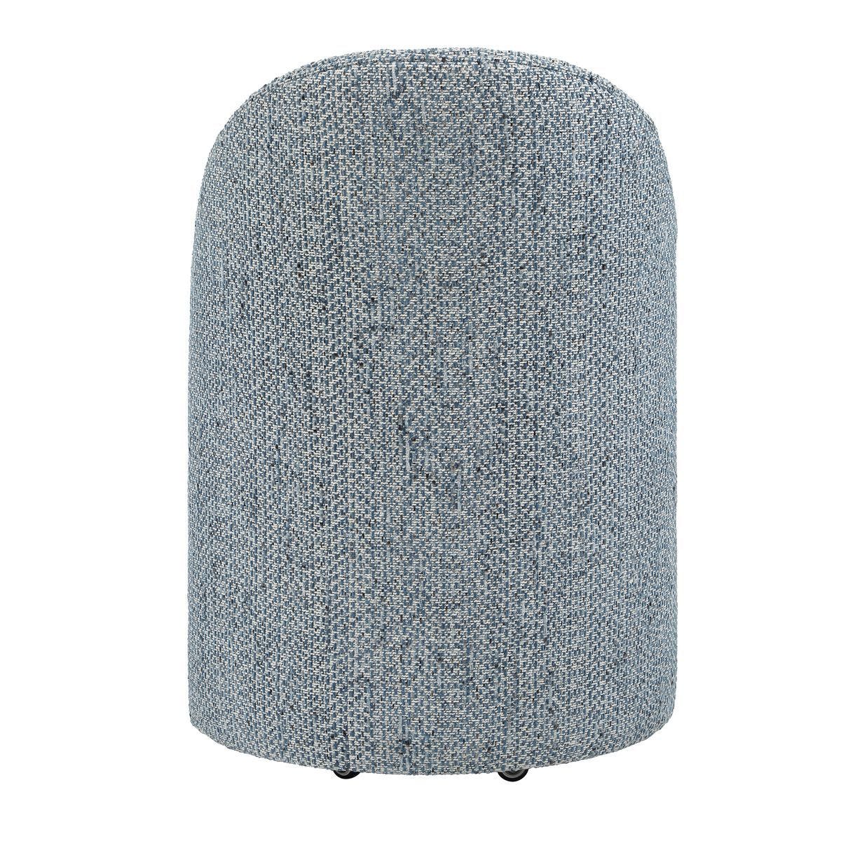 Roll With It Dining Chair, Denim - elegant seating for dining areas | Image 6 | InSTYLE Home & Rugs