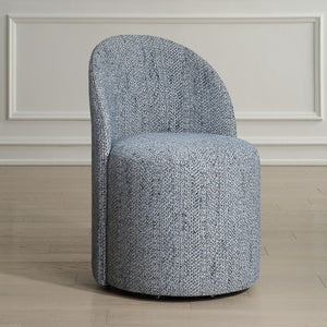 Roll With It Dining Chair, Denim - elegant seating for dining areas | Image 3 | InSTYLE Home & Rugs