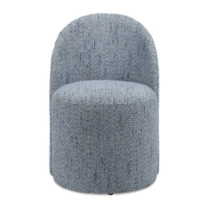 Roll With It Dining Chair, Denim - elegant seating for dining areas | Image 2 | InSTYLE Home & Rugs