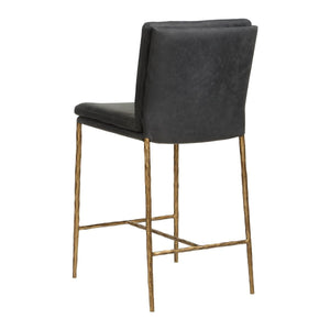 Ascend Counter Stool, Charcoal - ergonomic design for comfort | Image 7 | InSTYLE Home & Rugs