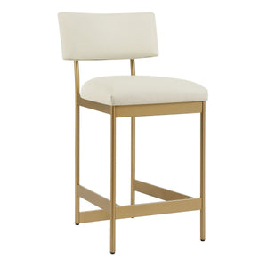 Apsley Counter Stool, Gold - perfect for modern counters | Image 4 | InSTYLE Home & Rugs