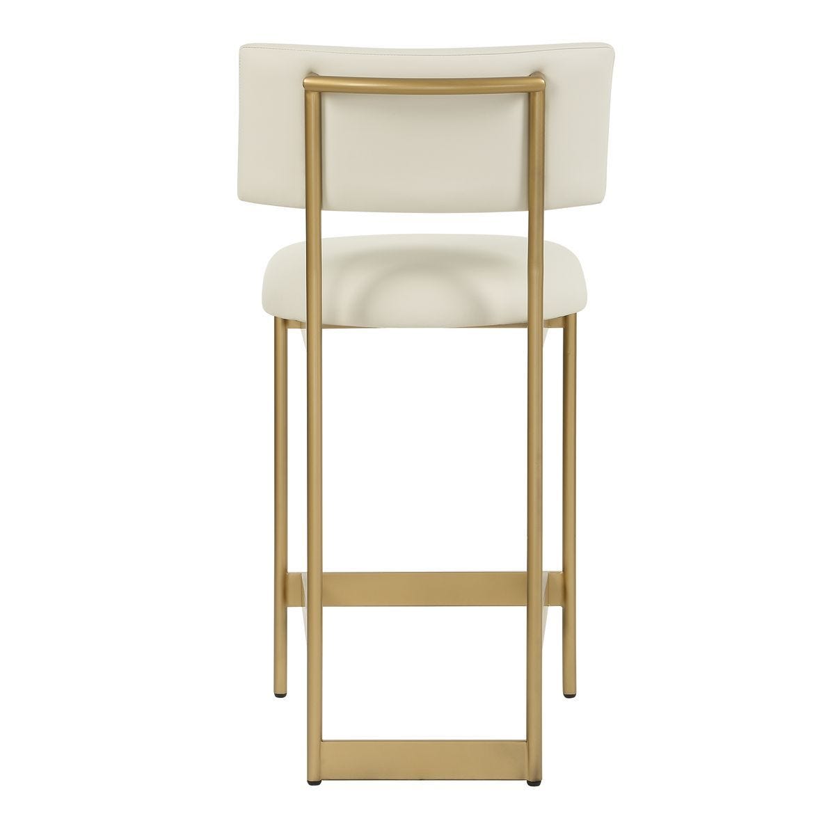 Apsley Counter Stool, Gold - perfect for modern counters | Image 6 | InSTYLE Home & Rugs