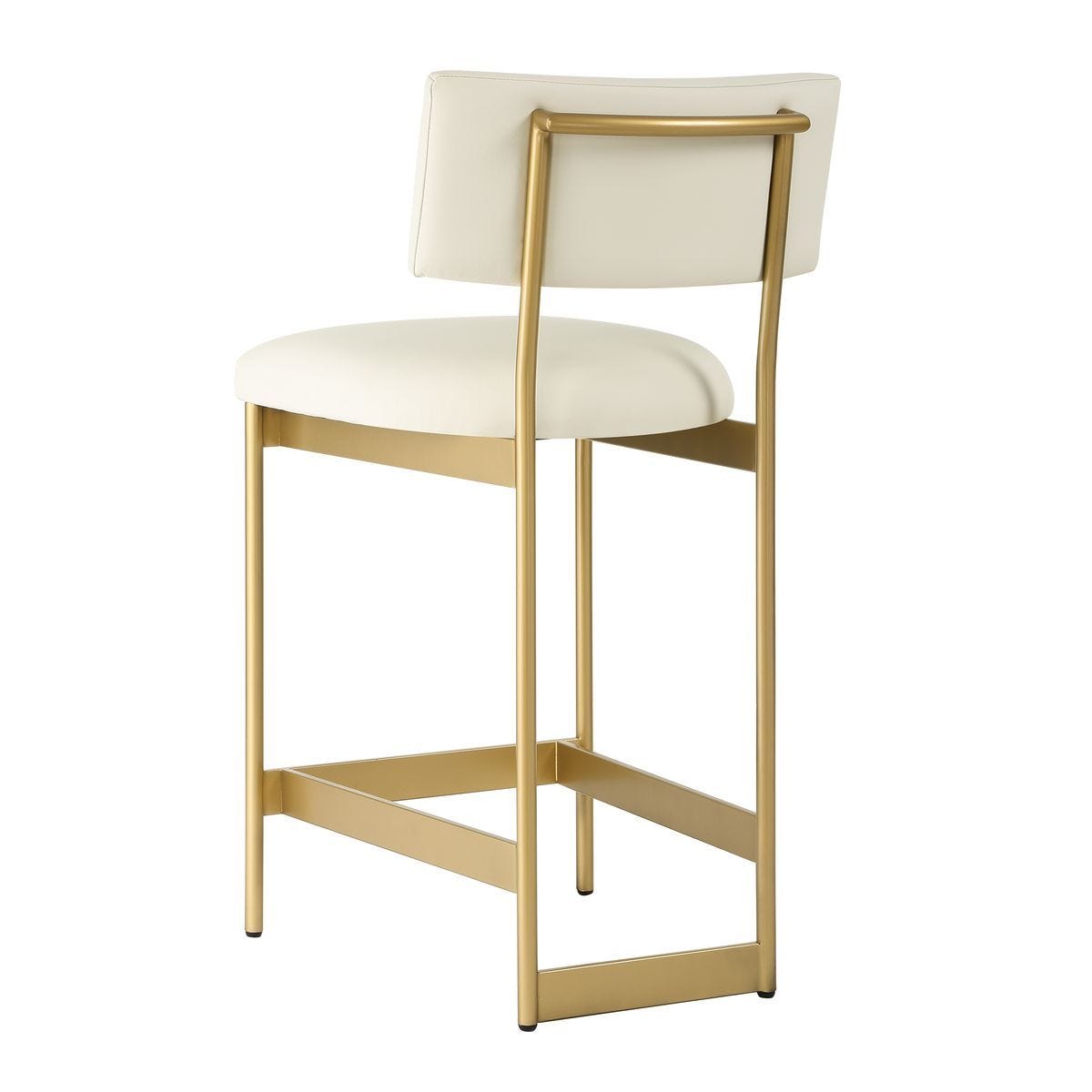 Apsley Counter Stool, Gold - perfect for modern counters | Image 7 | InSTYLE Home & Rugs