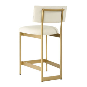 Apsley Counter Stool, Gold - perfect for modern counters | Image 7 | InSTYLE Home & Rugs