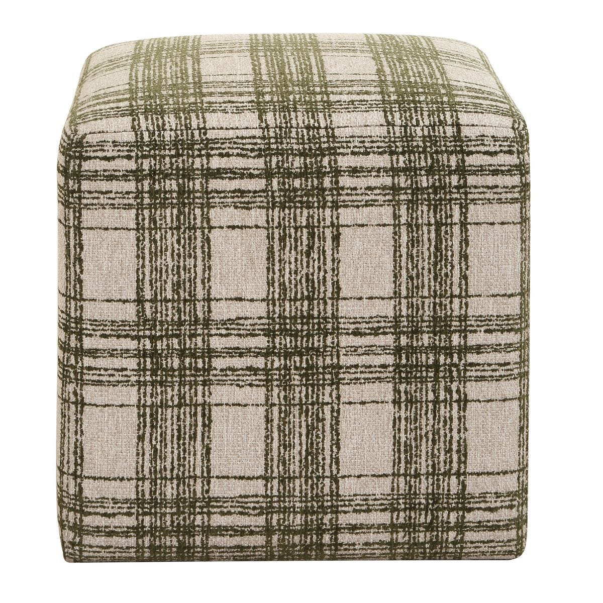 Joie Ottoman, Ireland Plaid - perfect footrests with style | Image 4 | InSTYLE Home & Rugs
