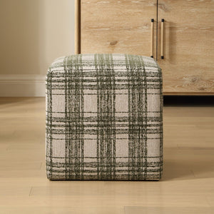 Joie Ottoman, Ireland Plaid - perfect footrests with style | Image 3 | InSTYLE Home & Rugs