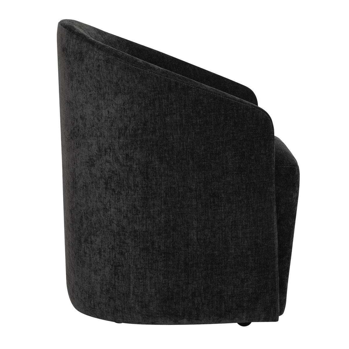 Harbor Dining Chair, Charcoal - elegant seating for dining areas | Image 5 | InSTYLE Home & Rugs