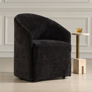 Harbor Dining Chair, Charcoal - elegant seating for dining areas | Image 3 | InSTYLE Home & Rugs