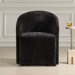 Harbor Dining Chair, Charcoal - elegant seating for dining areas | Image 1 | InSTYLE Home & Rugs